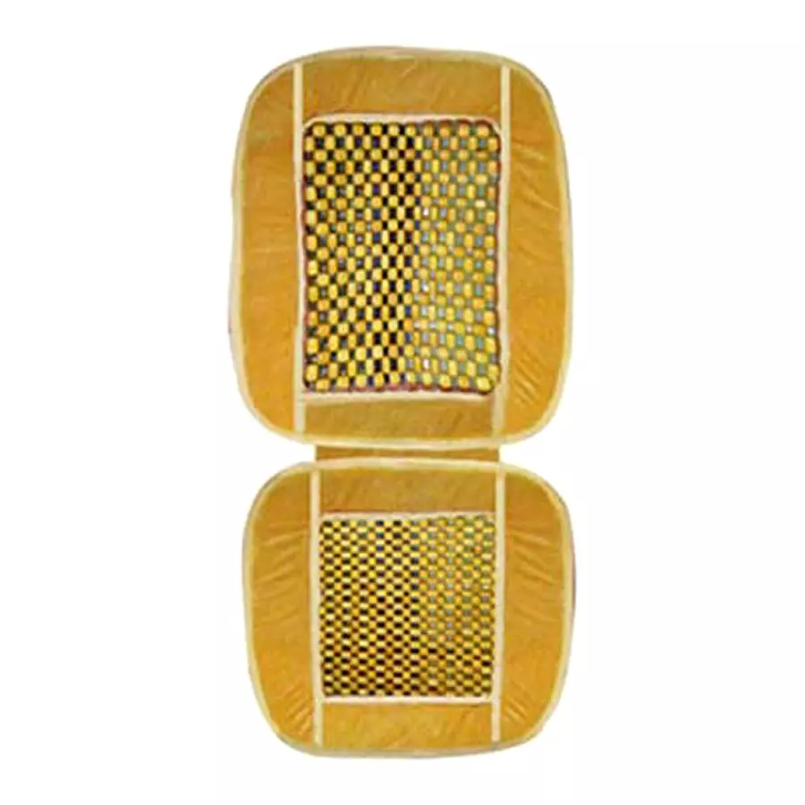 Auto Pearl Polyester, Cotton Front Vehicle Seating Pad Beige for Opel Corsa