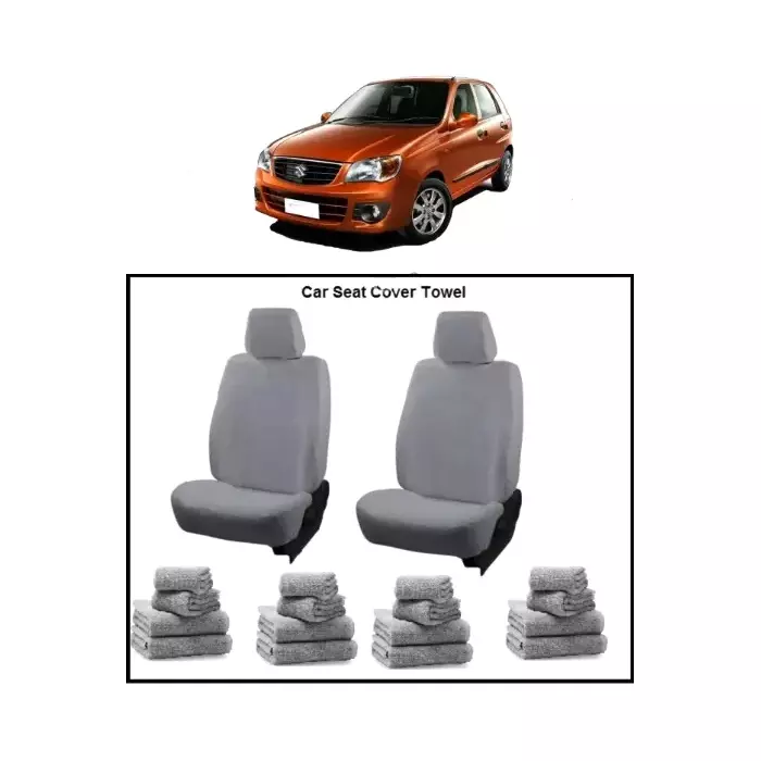 Oscar Maruti Suzuki Alto Car Seat Cover Grey AUT-SN-4209