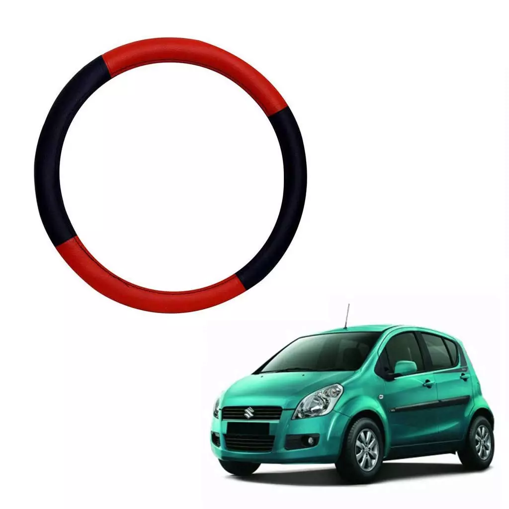 Buy Auto Oprema 105699 Black and Red Premium Leather stretchable