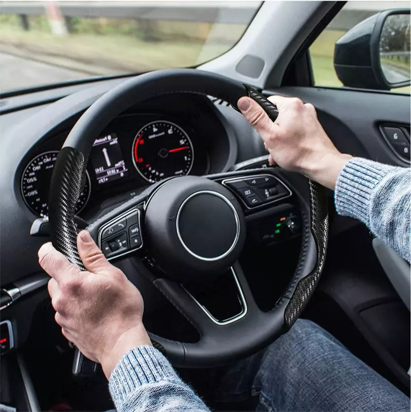 carizo-ci224284-carbon-fiber-pattern-non-slip-steering-wheel-cover-compatible-with-mercedes-benz-cls-class