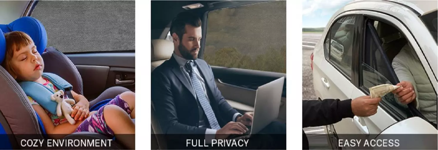 Speedwav Sun Shades For i10 Set of 4 Pieces