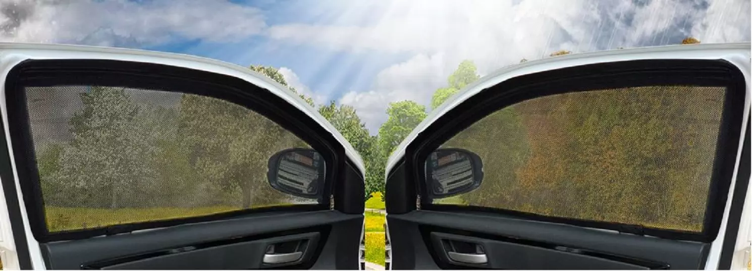 Speedwav Sun Shades For Toyota Corolla Altis Set of 4 Pieces