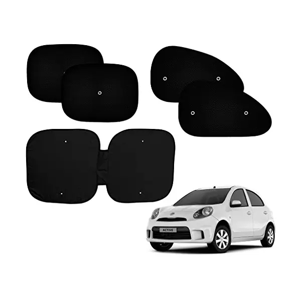Auto Pearl Black Window Sunshade Curtains for Micra Active