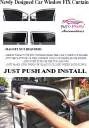 Auto Pearl Side Window Sun Shade Cover for Toyota Innova (Black)