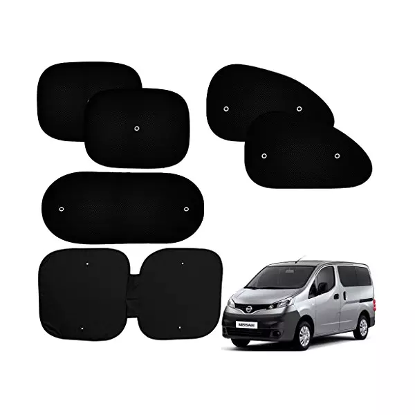 Auto Pearl Black Window Sunshade Curtains for Evalia