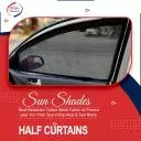 Auto Pearl Side Window Sun Shade Cover for MG Hector (Black)