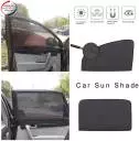 Auto Pearl Side Window Sun Shade Cover for MG Hector (Black)