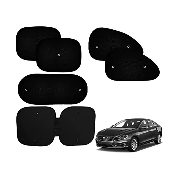 Auto Pearl Black Window Sunshade Curtains for S60