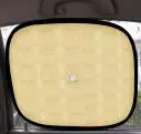 Auto Pearl Side Window Sun Shade Cover for Car (Beige)