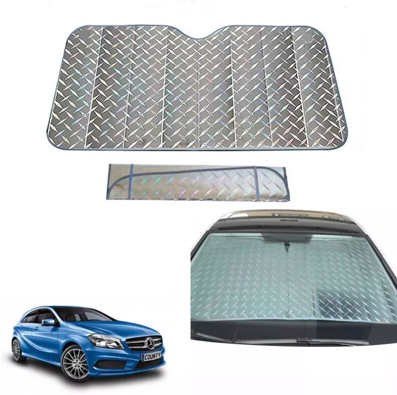 Auto Pearl F30 Dashboard Sun Shade Cover with Suction Cup for Mercedes Benz A180 (Grey)