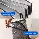 Auto Pearl F89 Dashboard Sun Shade Cover with Suction Cup for Mercedes Benz E280 Cdi (Silver)