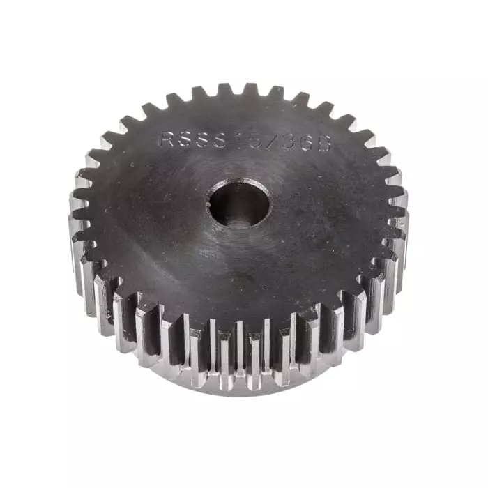 rs-pro-steel-36-teeth-spur-gear-15-module-10-mm-bore-dia-54-mm-pitch-dia-45-mm-hub-dia-model-no-5216480