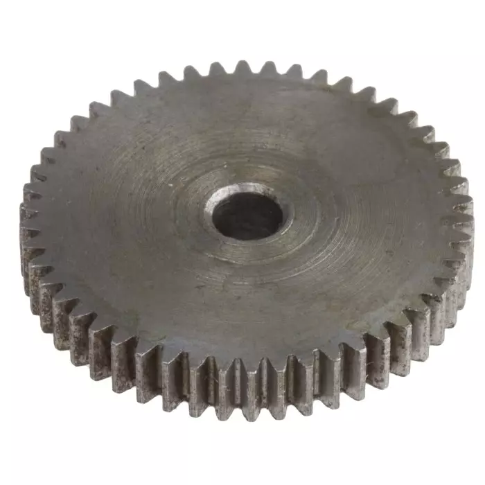 RS PRO Steel 50 Teeth Spur Gear, 0.5 Module, 4 mm Bore Dia, 25 mm Pitch Dia, 10 mm Hub Dia 8787843