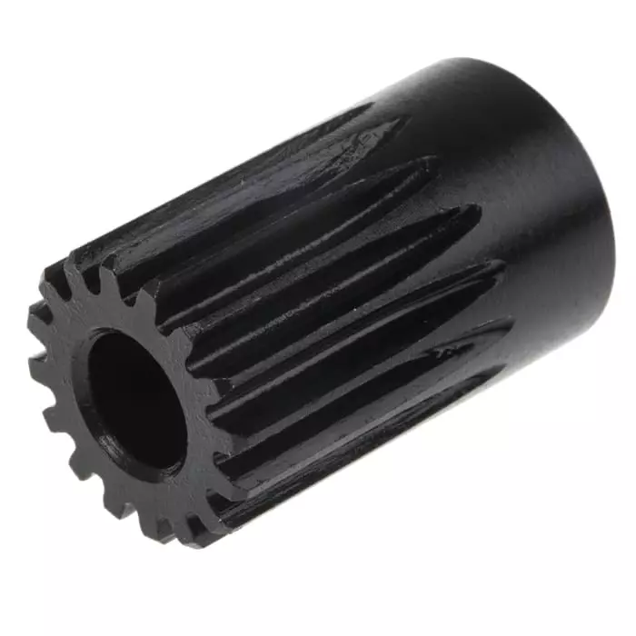 RS PRO Steel 16 Teeth Spur Gear, 1 Module, 8 mm Bore Dia, 16 mm Pitch Dia, 18 mm Hub Dia 5216222