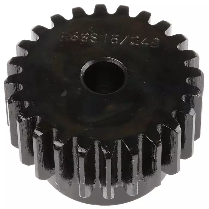 rs-pro-steel-24-teeth-spur-gear-15-module-8-mm-bore-dia-36-mm-pitch-dia-28-mm-hub-dia-model-no-5216452