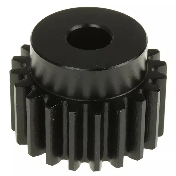 RS PRO Steel 20 Teeth Spur Gear, 2 Module, 12 mm Bore Dia, 40 mm Pitch Dia, 32 mm Hub Dia 5216597