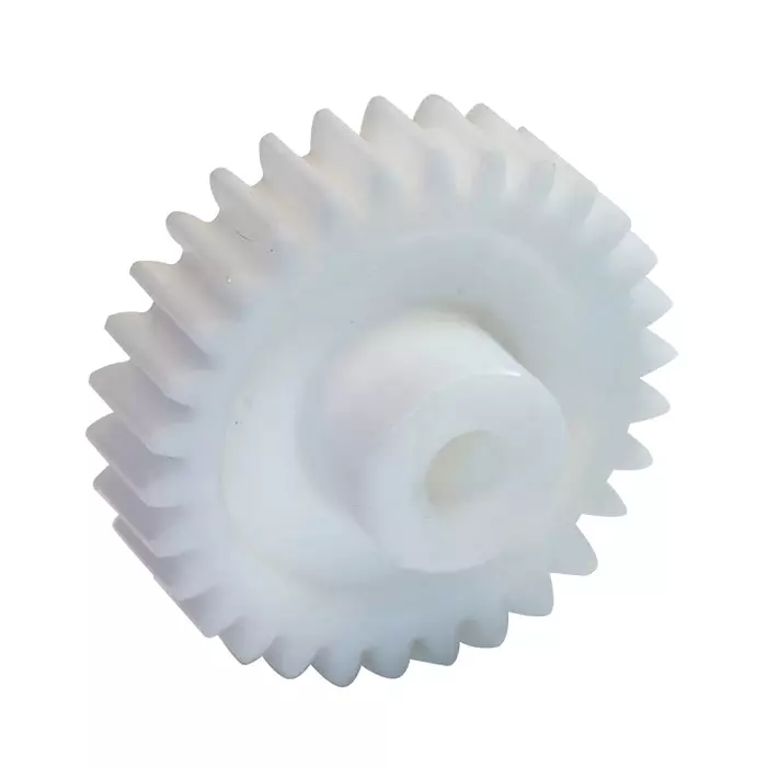 RS PRO 30 Teeth Spur Gear, 0.7 Module, 6 mm Bore Dia, 21 mm Pitch Dia, 12 mm Hub Dia 1827908