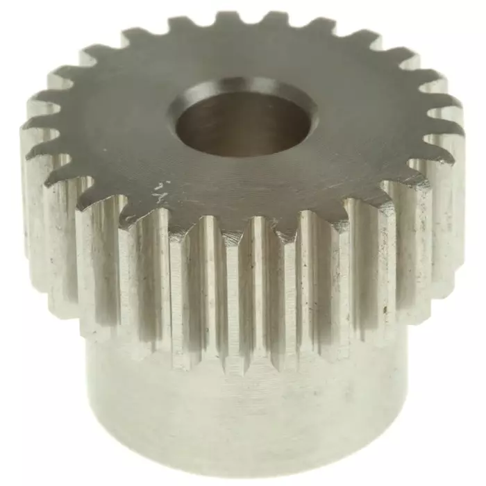 RS PRO Stainless Steel 25 Teeth Spur Gear, 1 Module, 8 mm Bore Dia, 25 mm Pitch Dia, 20 mm Hub Dia 5216755
