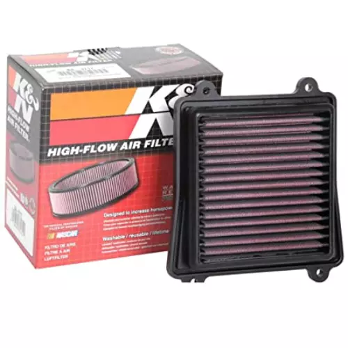 K&N BA-3717 Replacement Air Filter for Bajaj Dominar BS4/BS6, Pulsar 200NS BS6