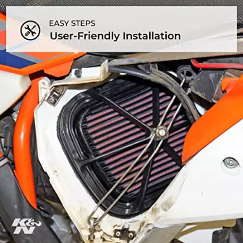 K&N Ya-1208 High Performance Replacement Air Filter for Yamaha R15