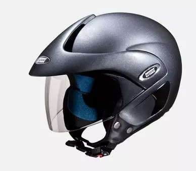 Studds Gun Grey Xtra Large (600 mm) Open Face Helmet, Marshall