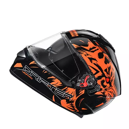Studds N10 Black Large (580 mm) Full Face Helmet, Drifter D2 Decor