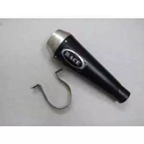 RA Accessories Black Race Slipon Silencer Exhaust for Indian Chief Classic