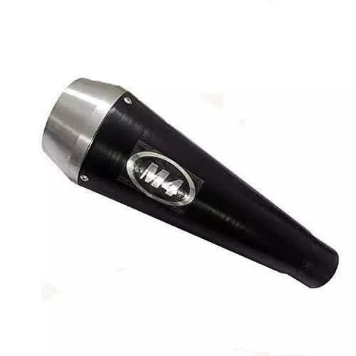 RA Accessories Black M4 Silencer Exhaust for Yamaha SZR