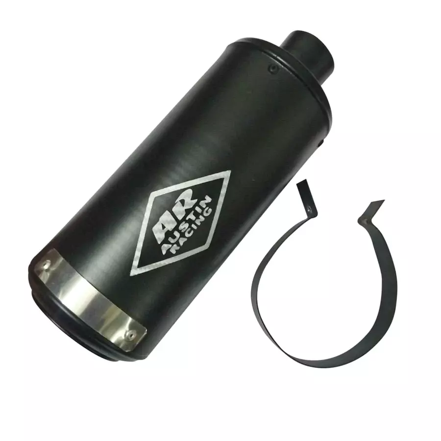 RA Accessories Black Austin Racing Silencer Exhaust for Ducati Scrambler Full Throttle