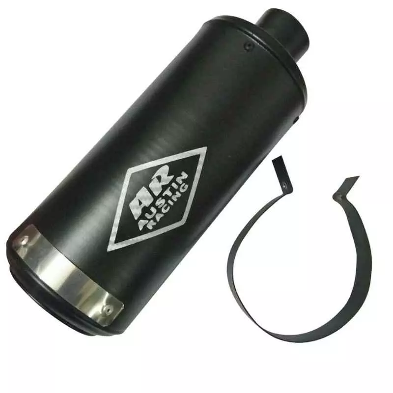 RA Accessories Black Austin Racing Silencer Exhaust for Harley Davidson Breakout