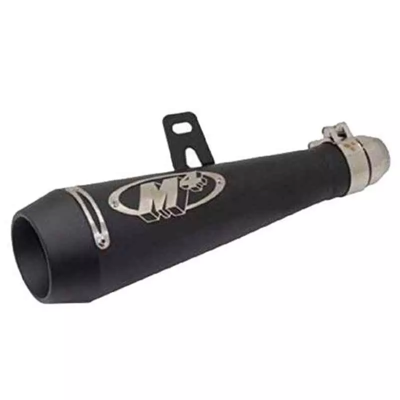 RA Accessories BIGM4 Mild Steel Bike Exhaust for TVS Apache RTR 160