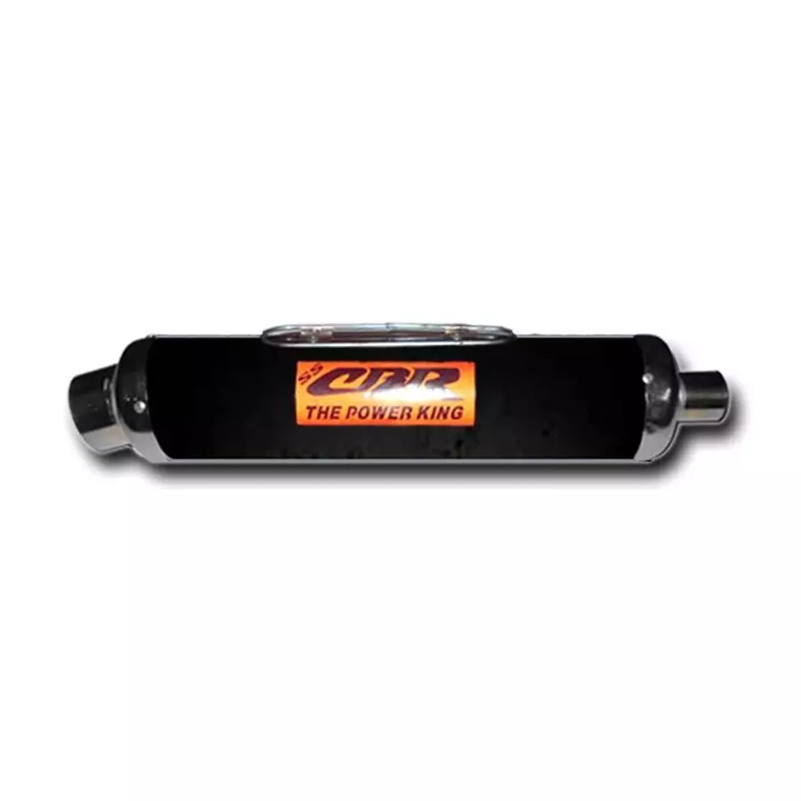 RA Accessories Blue Chrome Cap CBR Silencer Exhaust for Hero Ambition