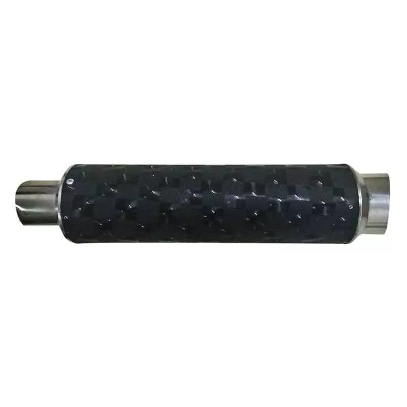 RA Accessories Black Textured and Silver Cap Silencer Exhaust for Triumph Tiger 800 XCA