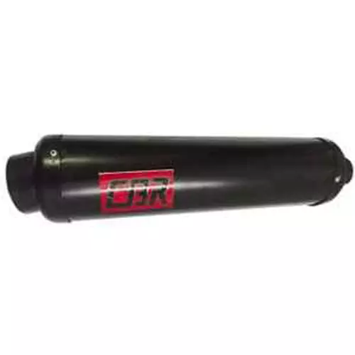 RA Accessories Black CBR Silencer Exhaust for Kawasaki ER6n