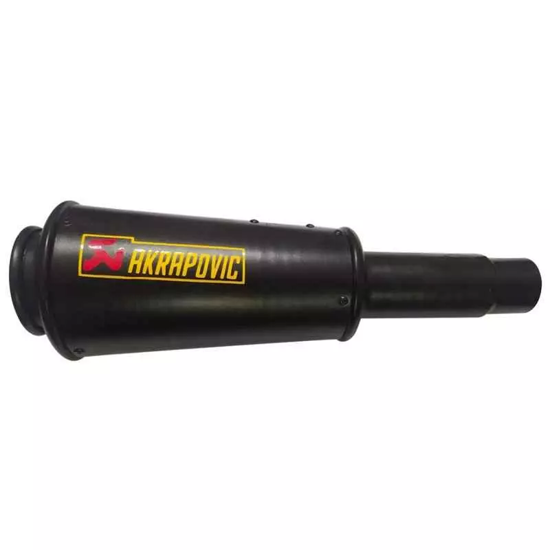 RA Accessories Black Akra povic Silencer Exhaust for Hero CD 100 SS