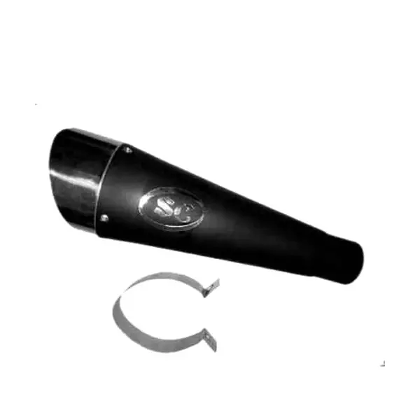 RA Accessories SC Mild Steel Bike Exhaust for Honda CB Unicorn 160