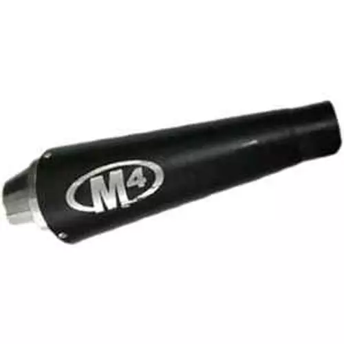 RA Accessories M4 Black Mild Steel Bike Exhaust for Honda CBR 250R