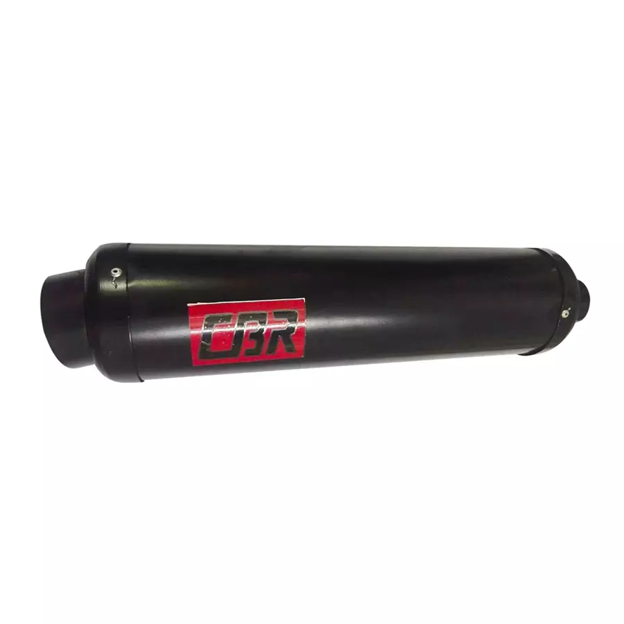 RA Accessories Black CBR Silencer Exhaust for Yamaha YBX 125