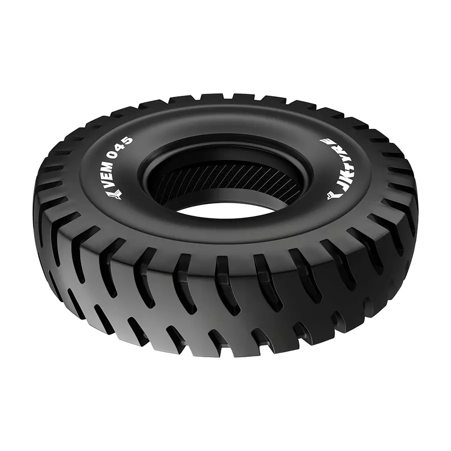 JK Tyre 16.00-25 VEM045 32 PR Tubeless Tyre for Rubber Tyre Gantry Cranes