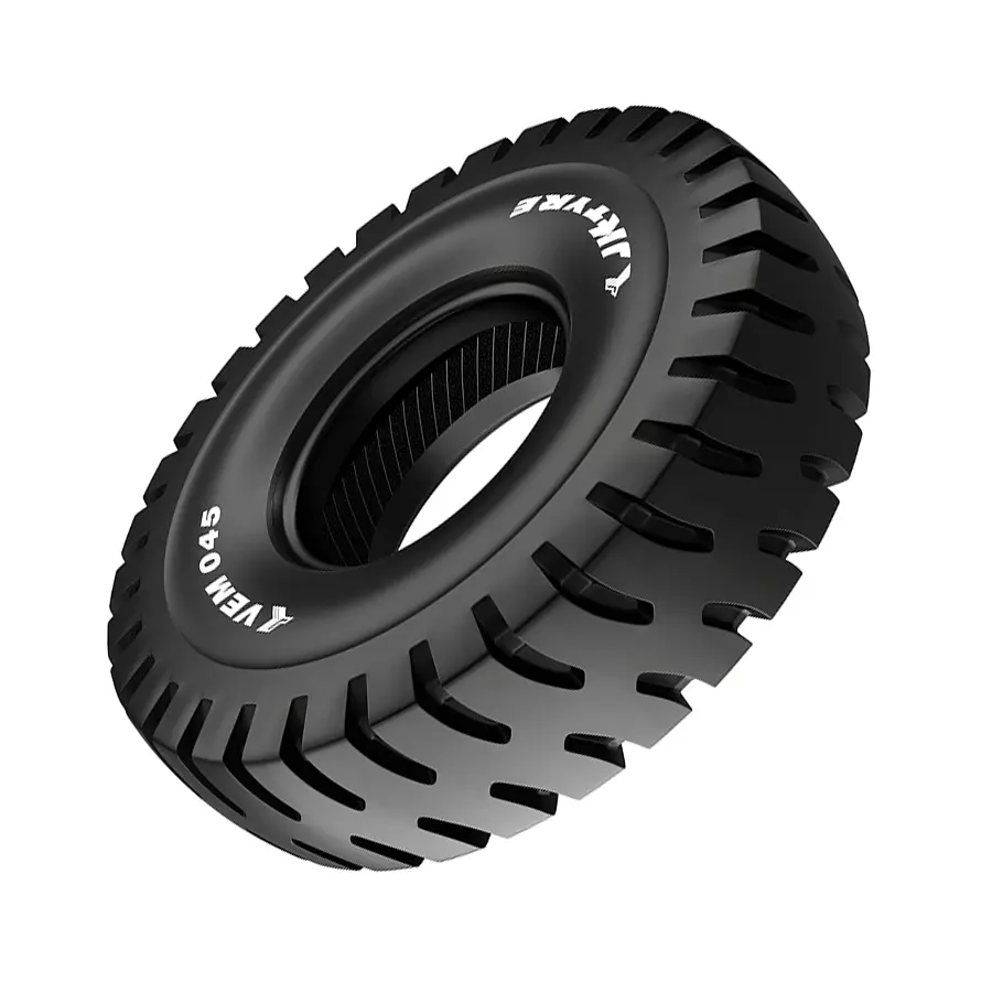 JK Tyre 16.00-25 VEM045 32 PR Tubeless Tyre for Rubber Tyre Gantry Cranes