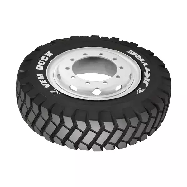 JK Tyre 12.00-24 VEM ROCK 20 PR Tyre and Tube with Flap for Mining Tipper