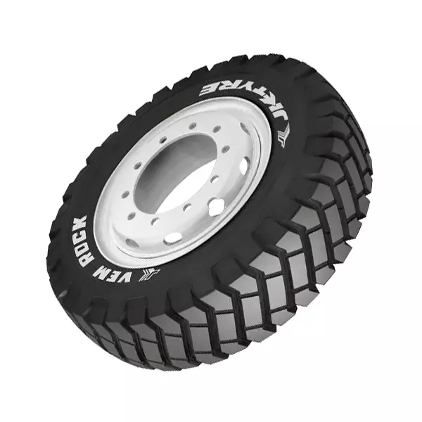 JK Tyre 12.00-24 VEM ROCK 20 PR Tyre and Tube with Flap for Mining Tipper