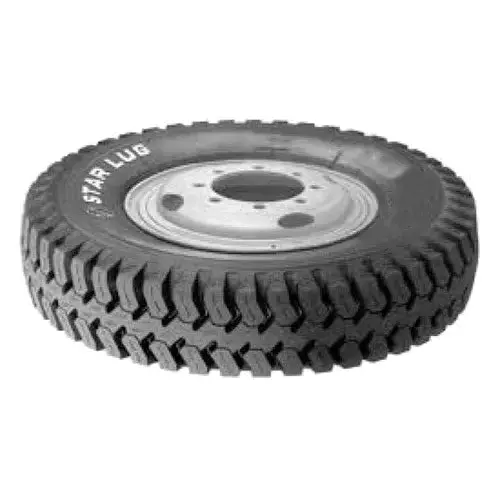 JK Tyre 12.00-20 STAR LUG 18 PR Tyre and Tube Fitted for Mobile Crane