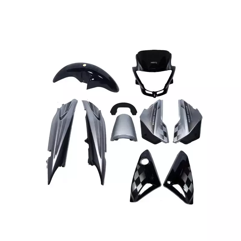 Buy Yatos Bike Accessories Parts Hero Glamour Type Silver Visor