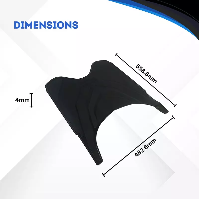 Hiker by Varroc Foot Matt Black Premium Rubber PVC for Activa 125 NM BS6 Scooter