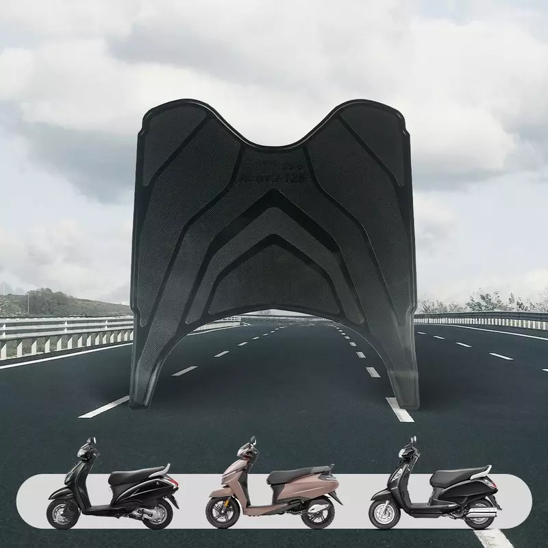 Hiker by Varroc Foot Matt Black Premium Rubber PVC for Activa 125 NM BS6 Scooter