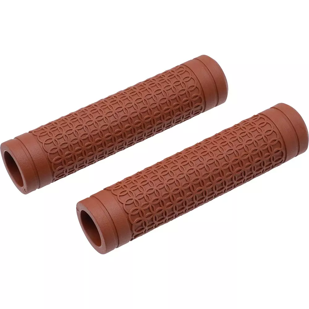 MonotaRO Grip for Bicycle Brown 126 mm Overall Length, 48686733 (1 Pair)