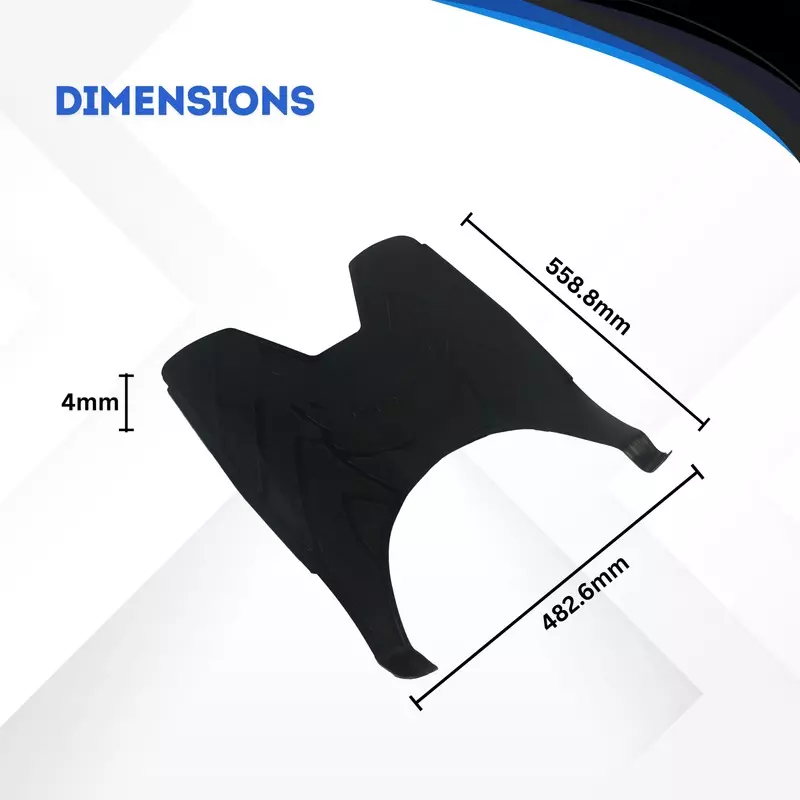 Hiker by Varroc Foot Matt Black Premium Rubber PVC for Maestro Edge Scooter