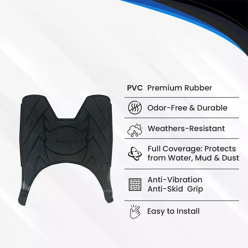 Hiker by Varroc Foot Matt Black Premium Rubber PVC for Maestro Edge Scooter