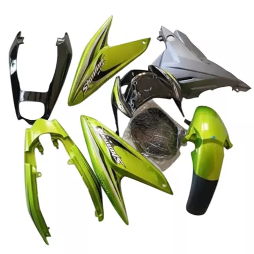 GENERIC Bike Fairing Kit Front, Side and Tail Panels for Honda Stunner Green